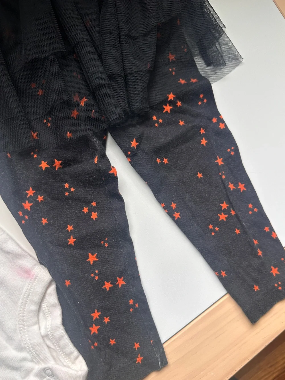 Carter’s Halloween Fa-Boo-Lous Ghost Onesie and Tutu Leggings Set 12m
